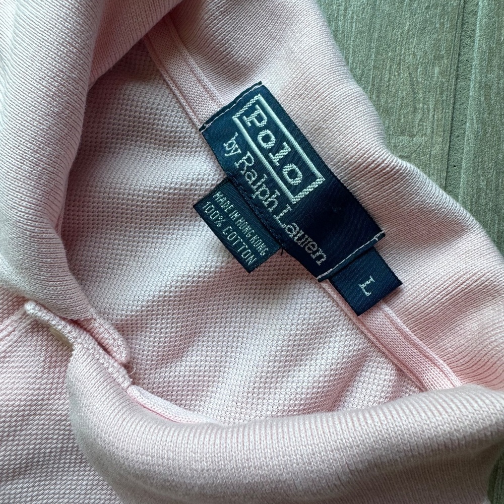 Polo by Ralph Lauren Men’s Golf Polo Shirt – Pink – 100% Cotton – Size Large - Picture 3 of 5